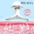 Massageador Rejuvenescedor com LED para Rosto e Pescoço - Pelavia®