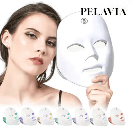 Máscara de Terapia com Luz LED – Pelavia®
