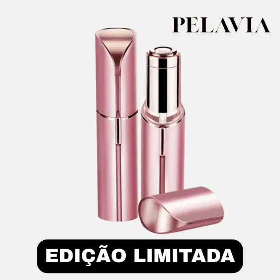 Depilador Facial DermaGlow™ Rosa Quartzo - Pelavia®