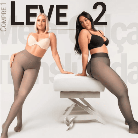 Meia Calça de Lã Translúcida - Compre 1 e Leve 2