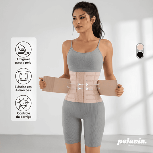 Cinta Modeladora BellaFit™ Alta Compressão Afina Cintura