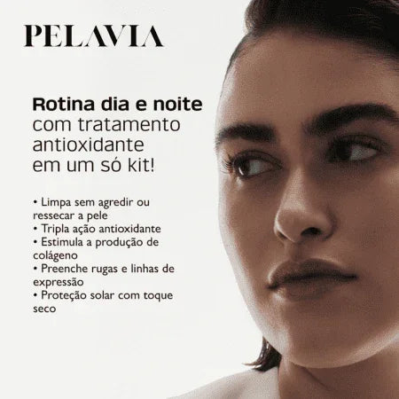 Kit Skincare Dia e Noite Completo - Pelavia®