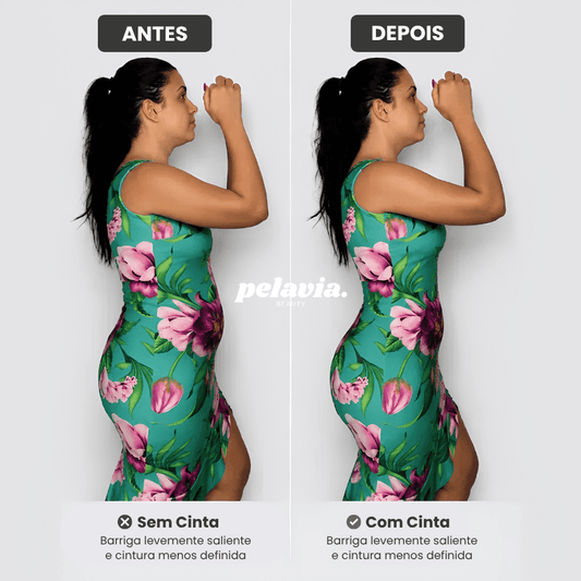 Cinta Modeladora BellaFit™ Alta Compressão Afina Cintura