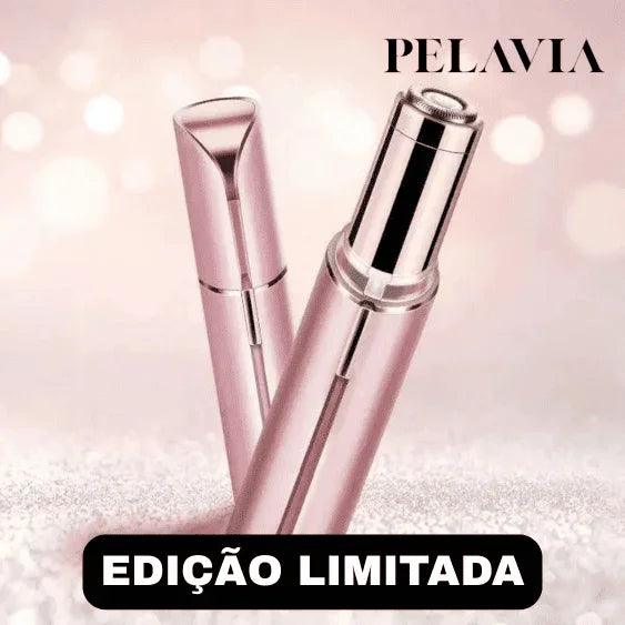 Depilador Facial DermaGlow™ Rosa Quartzo - Pelavia®