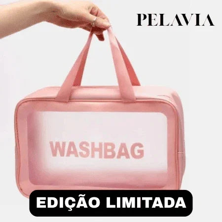 Kit 3 Nécessaires Transparentes WashBags™ - Pelavia®